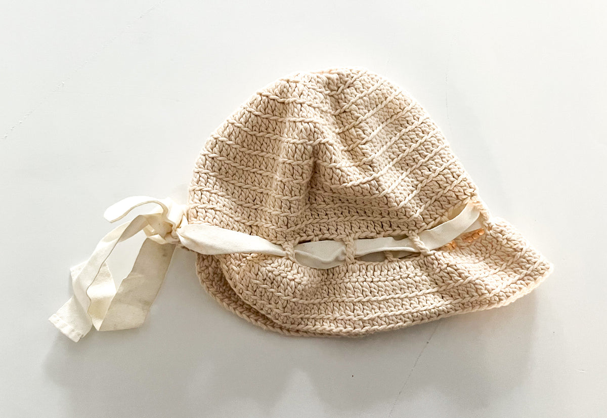 おトク情報がいっぱい！ misha&puff - Crochet Cap 帽子 2-4y キッズ 