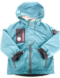 Souris Mini 3pc blue with specs winter parka with removable fleece lined puffer and black snow pants size 3 (96 cm)