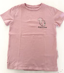 souris Mini pink SL t-shirt w/ squirrel print  (size 6)