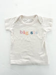 Finn + Emma BIG SIS t-shirt  (12-24 months)
