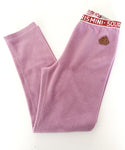 Souris Mini purple fleece leggings size 8 (128cm)