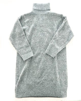 Zara soft blue turtleneck LS sweater dress size 8