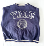 HM Yale jacket navy/cream (size 8-10)