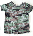 Childhoods camo print t-shirt  (size 6/8)