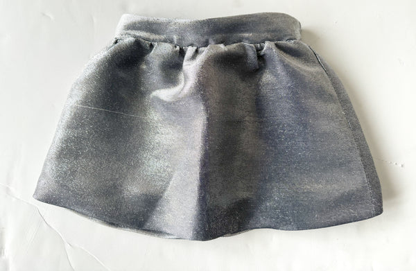 Zara metallic silver skirt  (size 8)