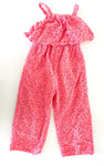 Zara pink eyelet tank and lined romper (size 4/5)
