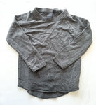 Wooly Doodle dark grey LS cotton shirt size 12-18 months