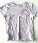 Old Navy lilac t-shirt w/smiley  (size 10/12)