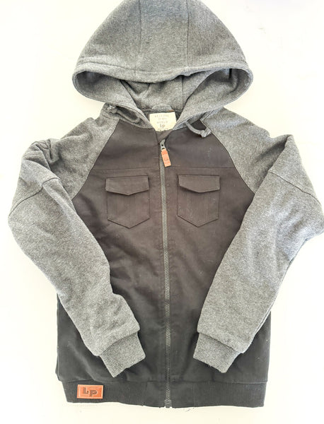 LP apparel black and grey hoodie jacket (7/8)