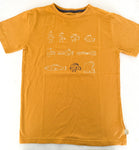 Souris Mini yellow SL tee shirt with fish print size 12 Y
