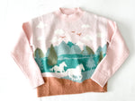 M&S horse mountainscape pullover  (size 10/11)