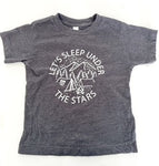 Portage and Main	dark grey "Let's Sleep Under the Stars" tee shirt size M (3T)