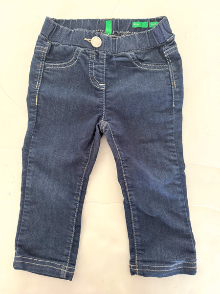 Benetton dark denim skinny jeans (size 1-2)