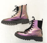 Art Class purple lace boots(size4)