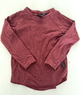 Wooly Doodle burgundy LS cotton shirt size 18-24 months