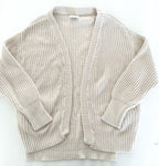 Jax & Lennon cream knit open cardigan/car coat  (size 4-6)
