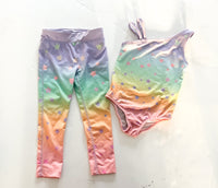 Joe Fresh star print bodysuit w/leggings  (size 3)