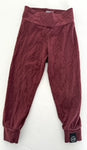 Wooly Doodle burgundy cotton lounge pants size 18-24 months