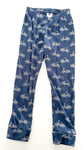 Little & Lively	dark blue leggings with bicycle print size 4T