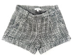 3 Pommes black & white tweed shorts size 3-4 (104cm)