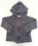 North Kinder soft grey LS hoodie sweater size 2T