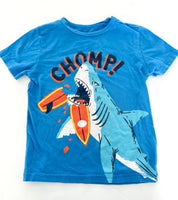 Hatley blue tee with shark and surf board print shirt size 3T