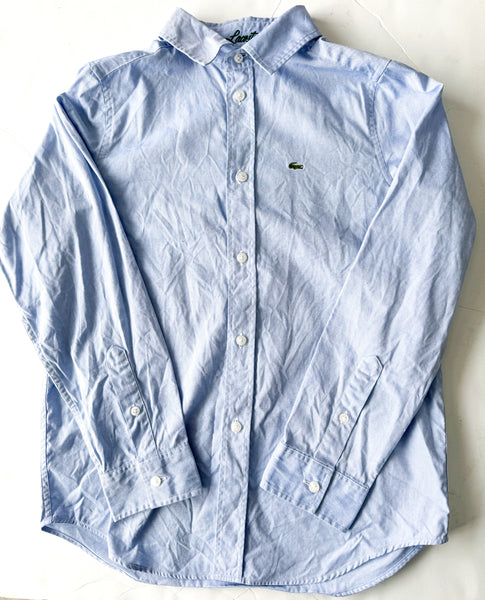 Lacoste light blue button shirt  (size 10)