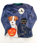 Boden dog w/pumpkin LS shirt (size 6-7)