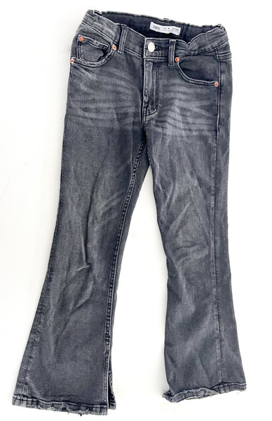 Zara black flare denim jeans (size 8)