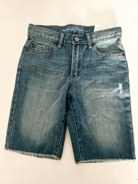 Gap light denim shorts (size 12)