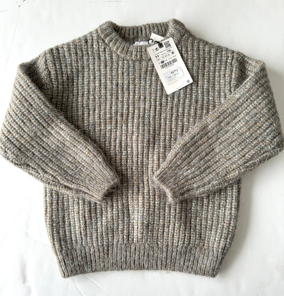 Zara green knit pullover (size 8/9)