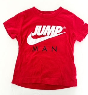 Nike Jordan red Jump Man tee shirt size 3T