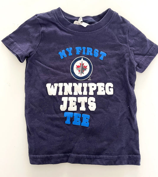 Reebok navy "My first Winnipeg Jets" tee size 18 months