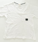 Zara white t-shirt w/skateboard  (size 8)