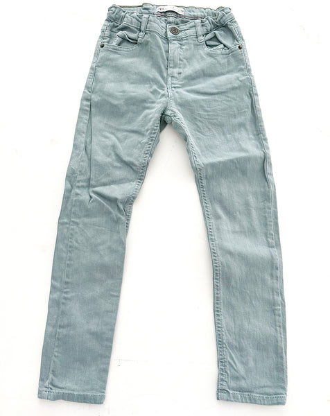 Zara light green denim jeans  (size 7)