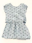 Zara denim bowtie print dress (size 2/3)