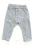 Zara blue/white stripe leggings (18-24 months)