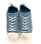 Native blue knit faux lace shoes (size J1)