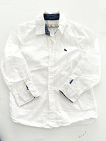 HM white button down shirt (size 6-7)