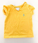 Ralph Lauren yellow t-shirt (6 months)