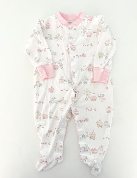 Babycottons mouse and cupcake print sleeper (6 months)