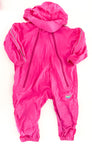 Splashy fuschia rain suit (size 2/3)