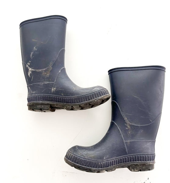 Kamik black rubber boots (size 13)