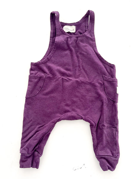 Tin Robin plum overall playsuit (18 months)
