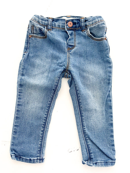 Zara faded denim jeans (9-12 months)