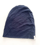 Quinn and Dot navy soft slouchy beanie size	10"