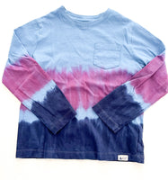 Gap tie dye blue/purpe LS shirt  (size 5)