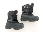 Stone black animal print winter boots (size 7)