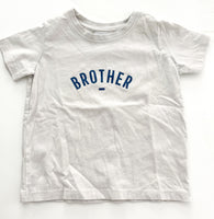 Bob & Blossom "brother" light grey t-shirt (size 4)