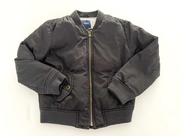 Gap black bomber jacket (size 6/7)